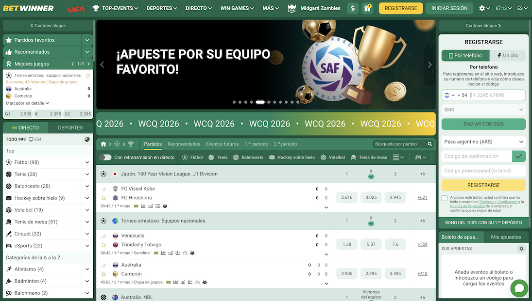 Betwinner casino